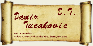 Damir Tucaković vizit kartica